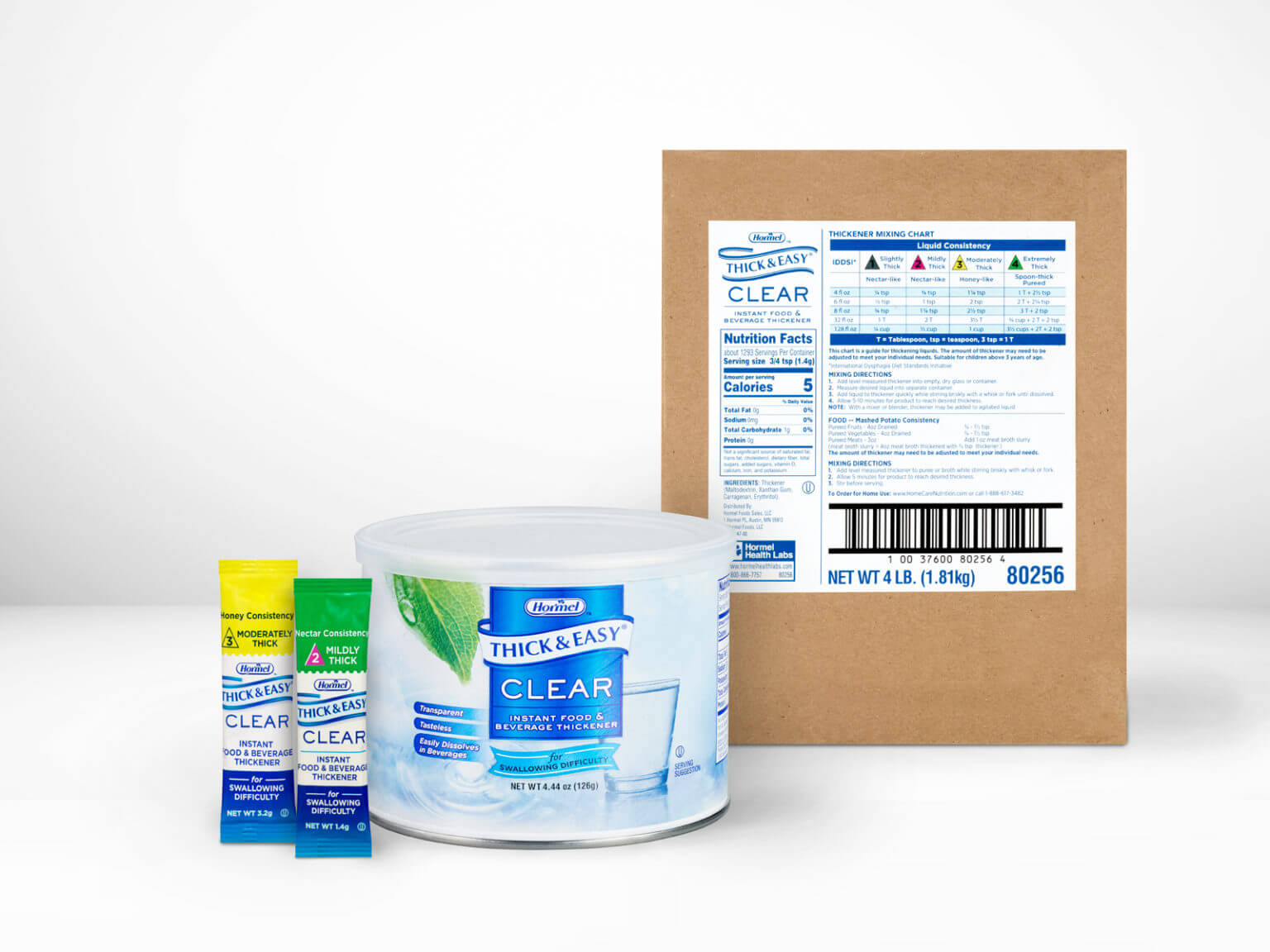 Thick & Easy® Clear Food & Beverage Thickeners Hormel Health Labs