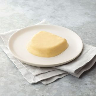 Thick and Easy Shaped Pureed Frozen omlet on a table